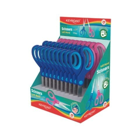 TIJERA SOFT GRIP 17CM PARA ZURDOS