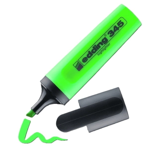 MARCADOR RESALTADOR E-345 EDDING VERDE
