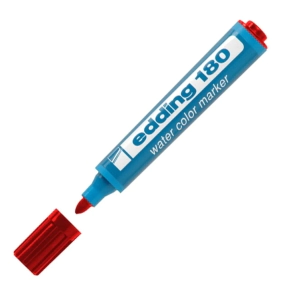 MARCADOR FLIPCHART E-180 EDDING ROJO