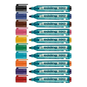 MARCADOR FLIPCHART E-180 EDDING SURTIDO X6