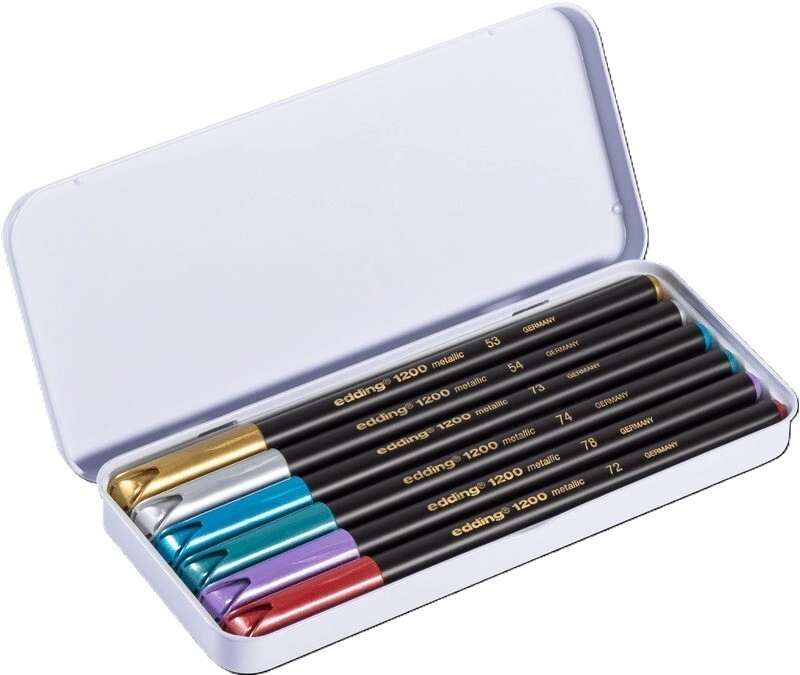 SET DE FIBRAS EDDING E-1200 METAL BOX