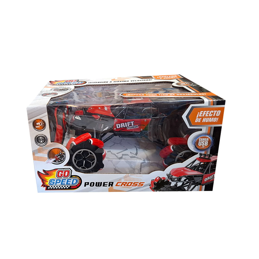 SUPER MONSTER 4X4 CON LUZ Y LANZA AGUA 28x15x18 CM