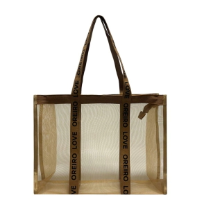 BOLSO PLAYERO BEACH SET OREIRO LOVE BEIGE