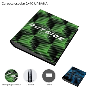 CARPETA ESCOLAR 2X40 URBANA SKORA