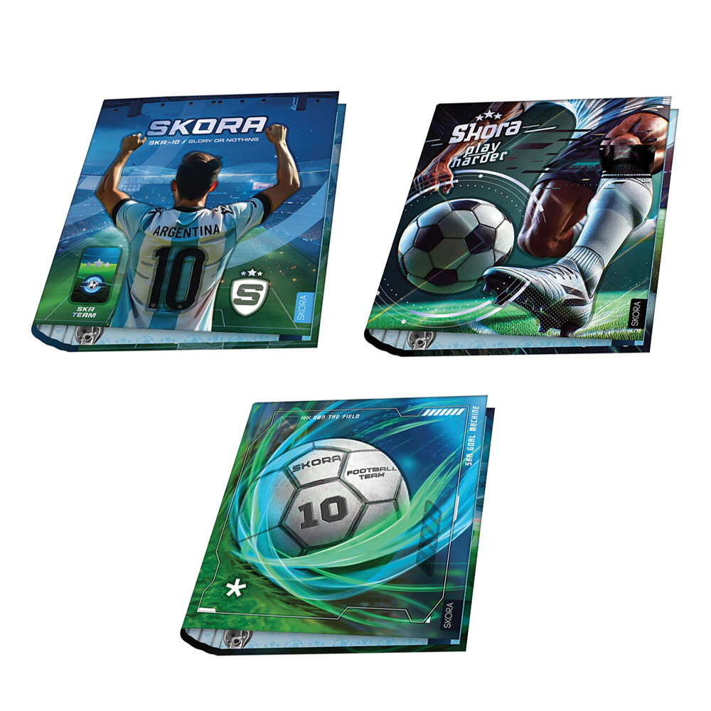 CARPETA ESCOLAR 3X40 FUTBOL SKORA
