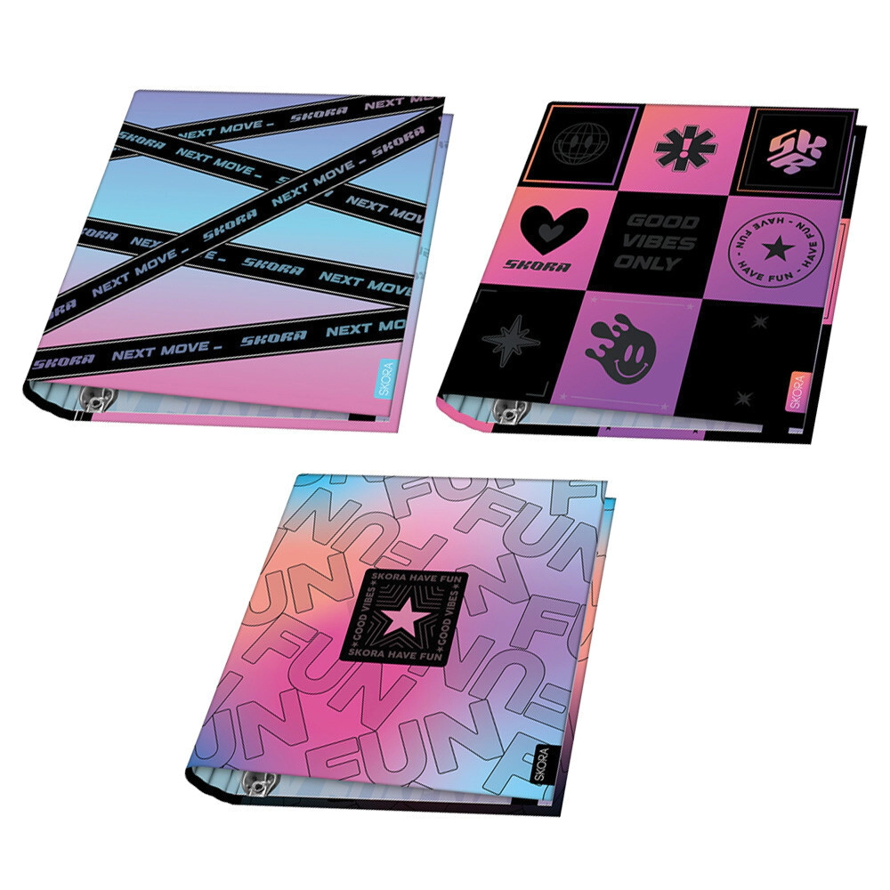 CARPETA ESCOLAR 3X40 GRADIENT SKORA