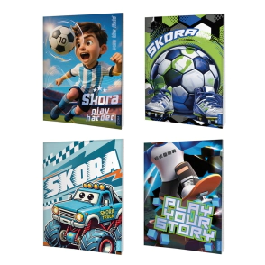 CUADERNO ABROCHADO 48 HJS TAPA FLEXIBLE HELLO NENE SKORA