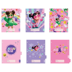 SEPARADORES ESCOLARES N3 X6 NENAS COOL SKORA