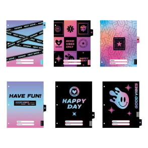 SEPARADORES ESCOLARES N3 X6 GRADIENT SKORA