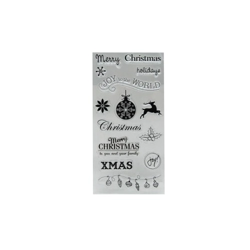 SELLO SILICONADO CRISTAL 4x8" NAVIDAD IBICRAFT