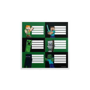 ETIQUETAS MINECRAFT MOOVING