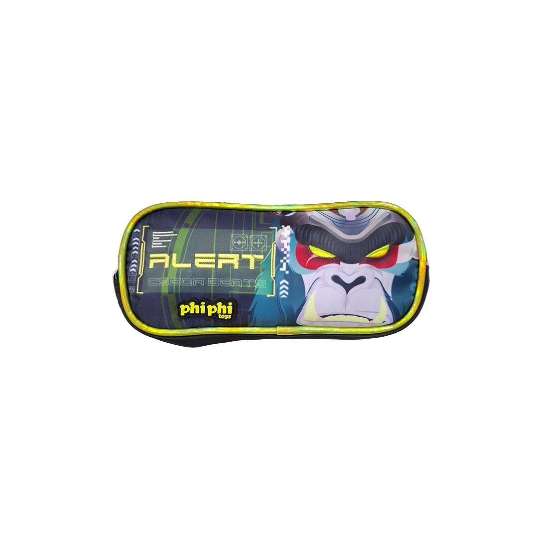 CARTUCHERA RECTANGULAR 1 CIERRE GORILA PHI PHI TOYS