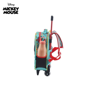 MOCHILA CON CARRO DISNEY MICKEY 12"