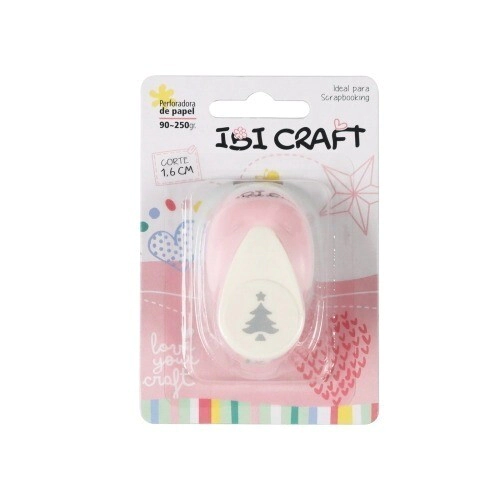 PERFORADORA ARTISTICA 17 MM 3/4" ARBOL DE NAVIDAD IBICRAFT