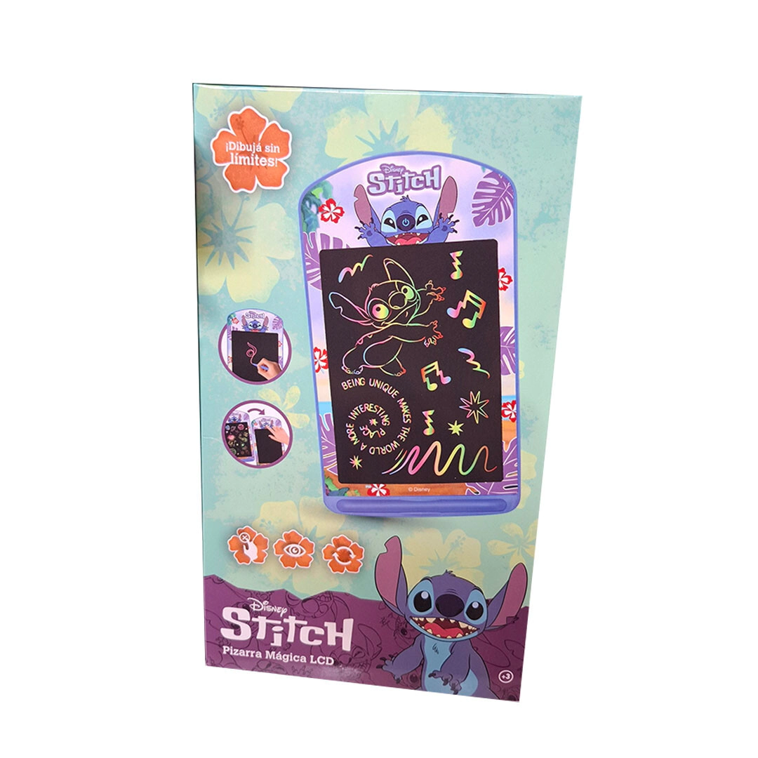 PIZARRA LCD 8,5" STITCH 27x15x2 CM
