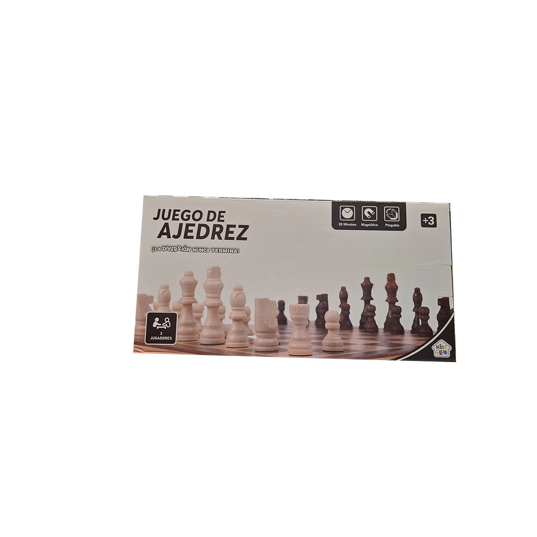 JUEGO DE AJEDREZ GRANDE MAGNETICO KIDS CLUB 37,5x19x5 CM