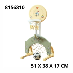 SET DE DEPORTES FUTBOL Y BASKET 51x38x17 CM