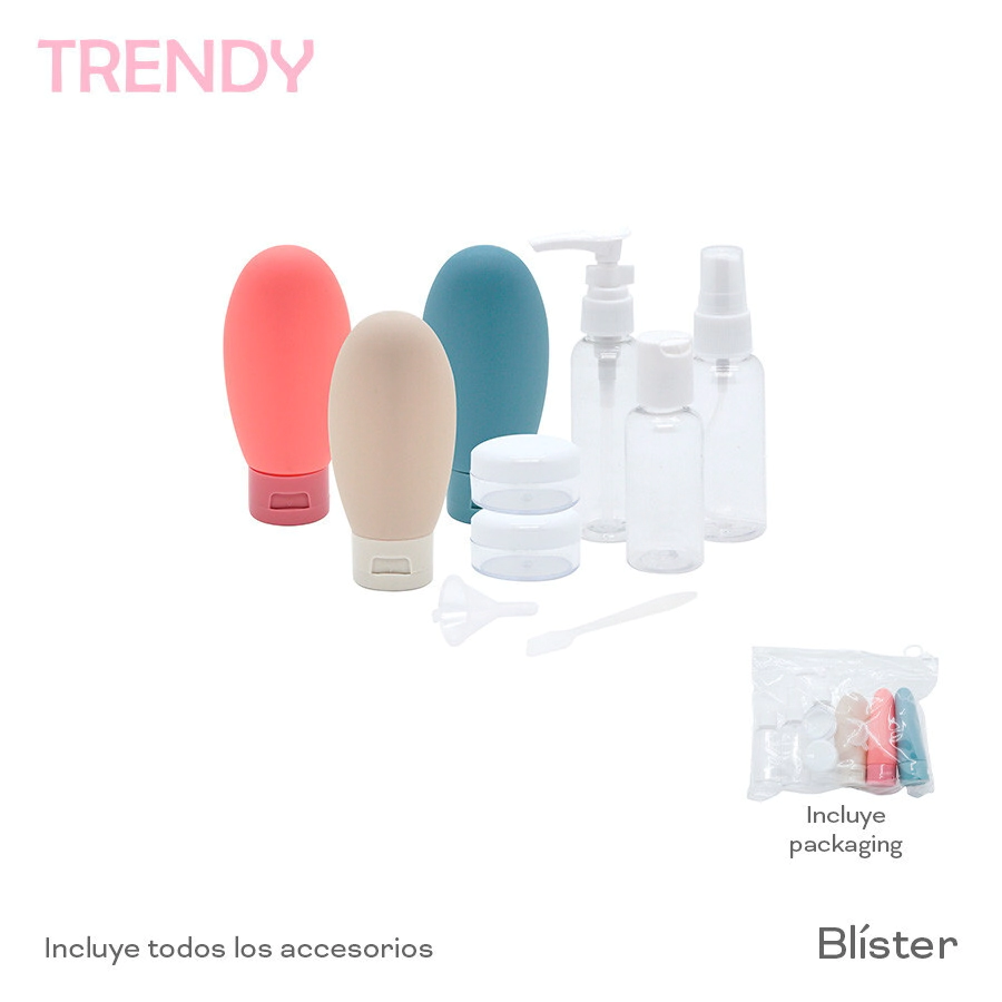 PORTA LIQ/CREMA VIAJE TRENDY