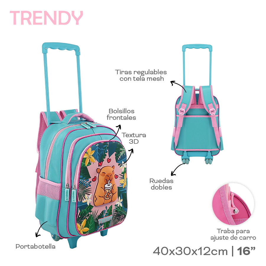 MOCHILA CARRO TRENDY