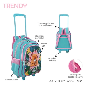 MOCHILA CARRO TRENDY