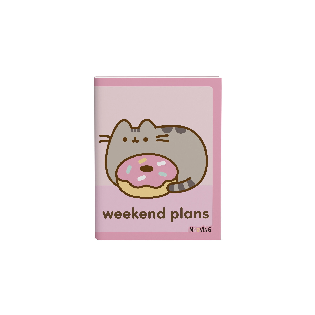 CUADERNO 16x21 TAPA FLEXIBLE 48HJS PUSHEEN MOOVING