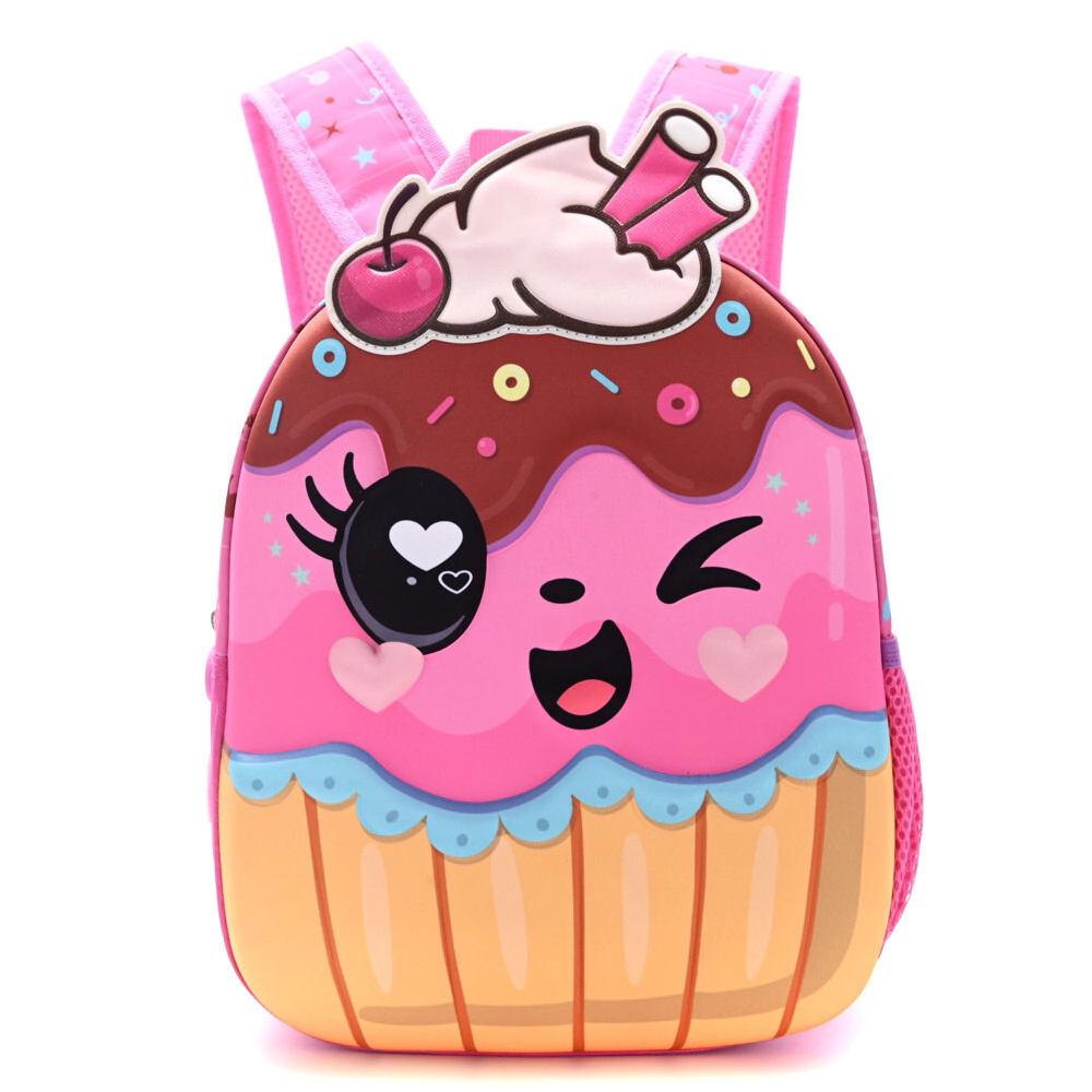 MOCHILA KAWAII TERMOFORMADA MUFFIN 22x30x10CM SKORA