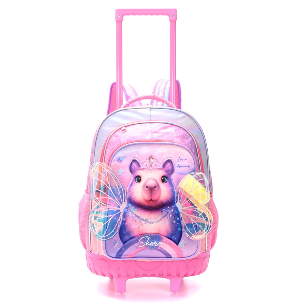 MOCHILA CARRO REFORZADO PLEGABLE THINK HAPPY PETS 32x45x15 CM SKORA