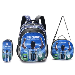 SET X3: MOCHILA CON LUNCHERA Y CARTUCHERA 16