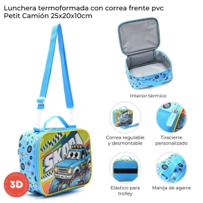 LUNCHERA TERMOFORMADA PETIT CAMION 25x20x10 CM SKORA