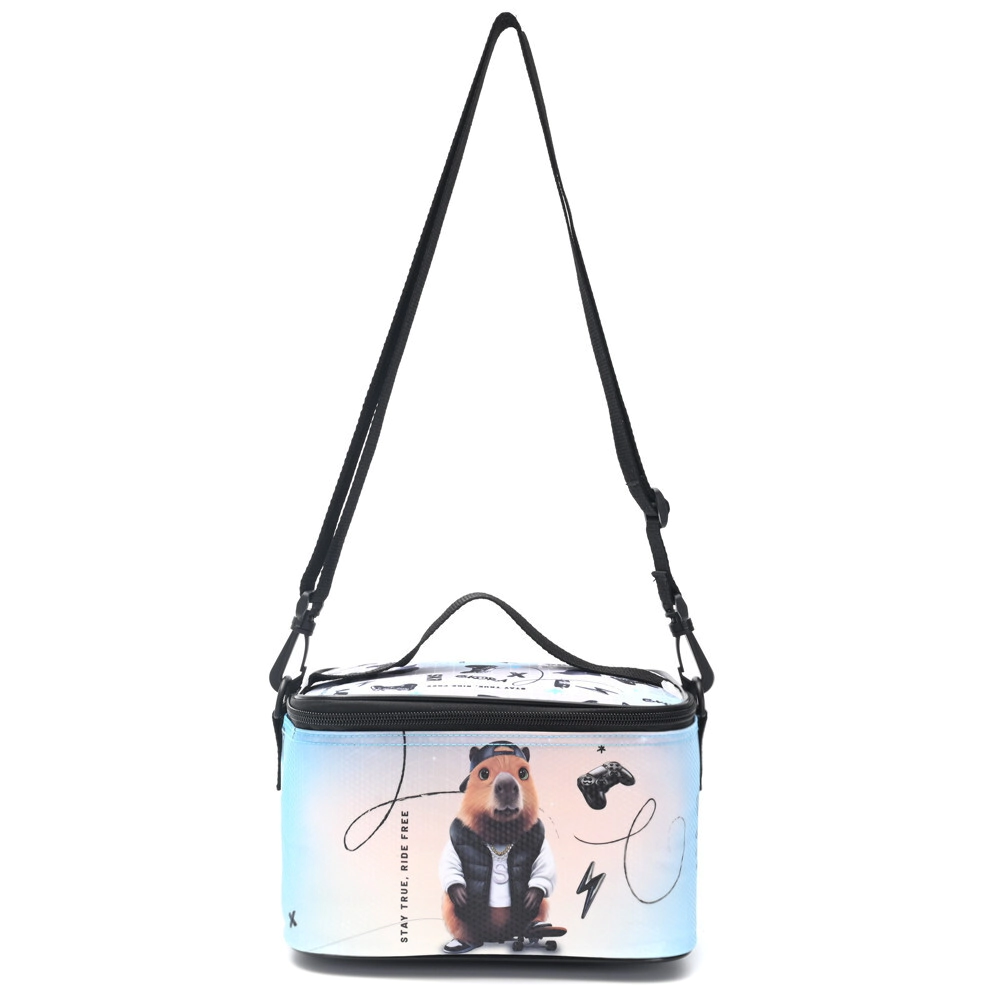 LUNCHERA APERTURA SUPERIOR LETS PLAY PETS CARPINCHO 22x16x16 CM SKORA