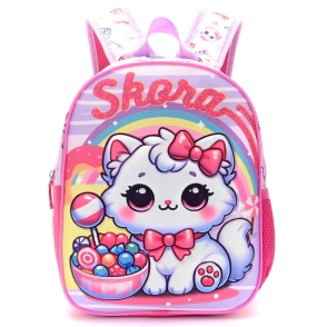 MOCHILA PETIT TERMOFORMADA GATITA 22x30x10 CM SKORA