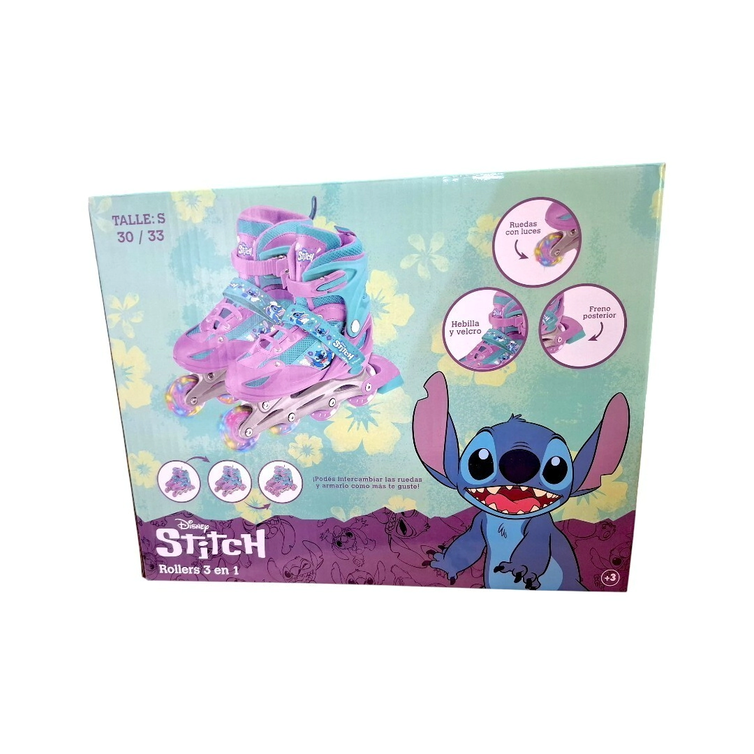 ROLLER STITCH 3 EN 1 CON RUEDAS INTERCAMBIABLES Y LUCES