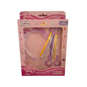 SET PRINCESA BIJOU VINCHA Y VARITA TINY 18,8x6x18 CM