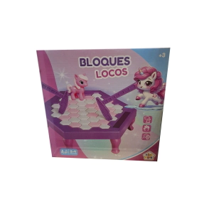 JUEGO DE MESA BLOQUES LOCOS DINO 26x26x6 CM