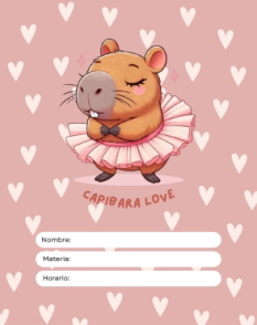 SEPARADORES DE CARPETA N&deg;3 CAPIBARA