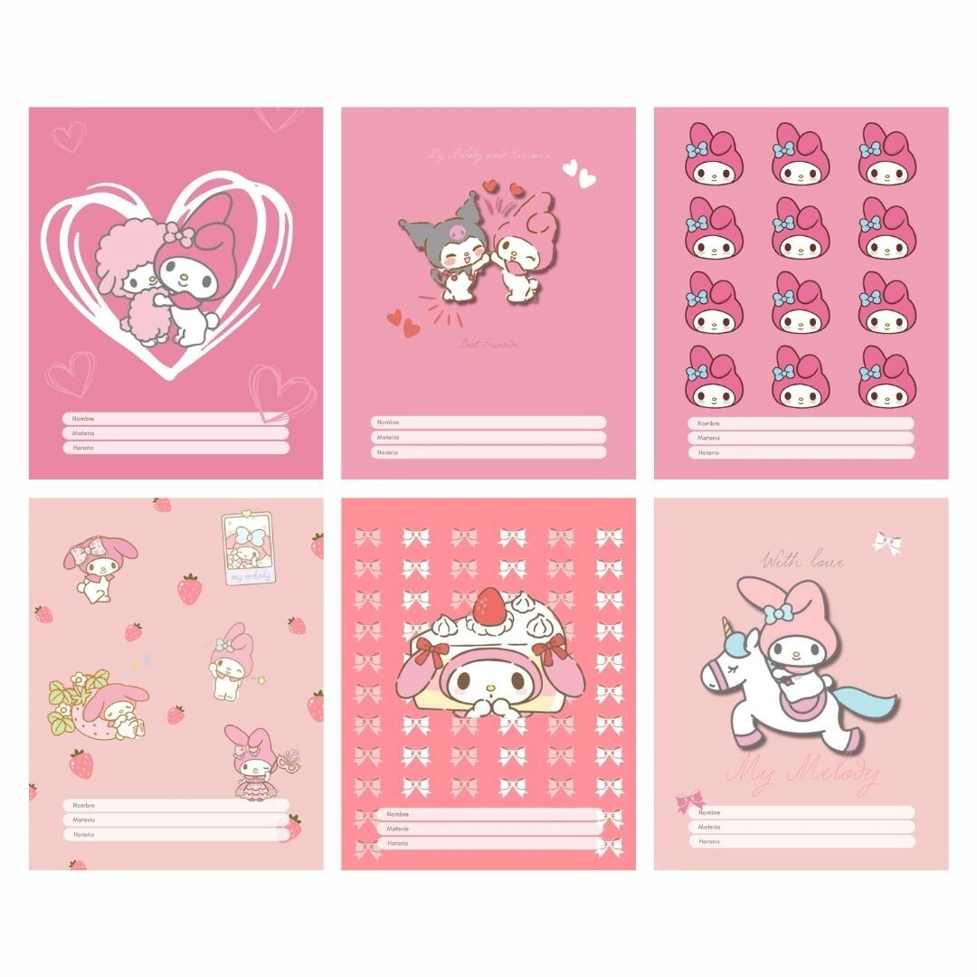 SEPARADORES DE CARPETA N�3 MY MELODY KUROMI