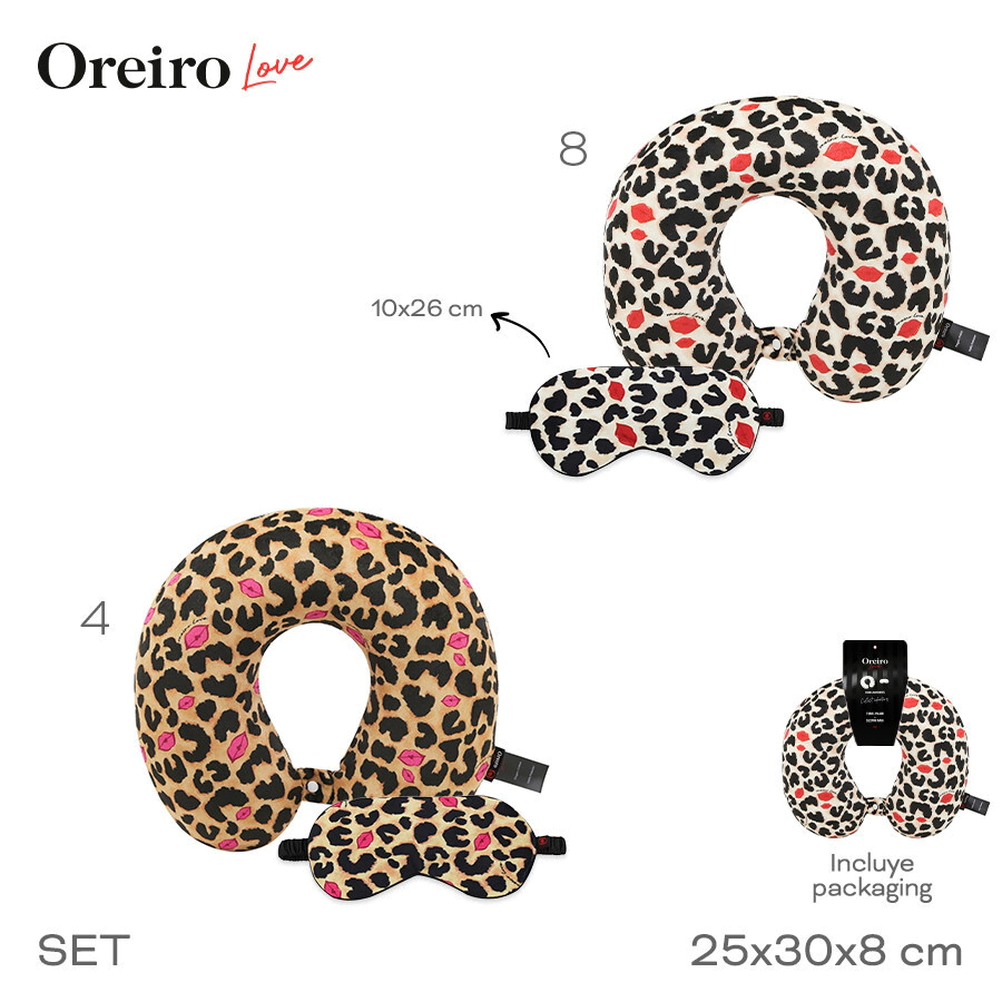 SET DE VIAJE OREIRO ALMOHADA Y MASCARA