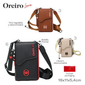 PHONE BAG OREIRO LOVE NEGRO