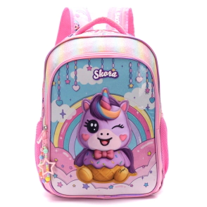 MOCHILA THINK HAPPU TEEN KAWAII UNICORNIO 32x45x15 CM SKORA