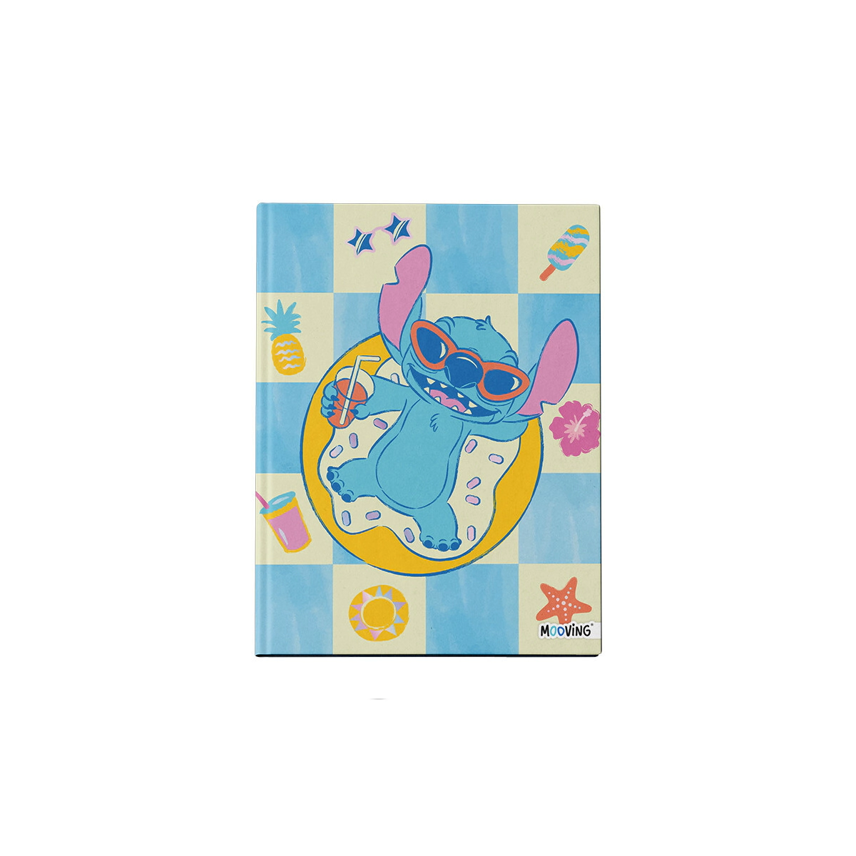 CUADERNO 16x21 T/D 48HJS STITCH MOOVING