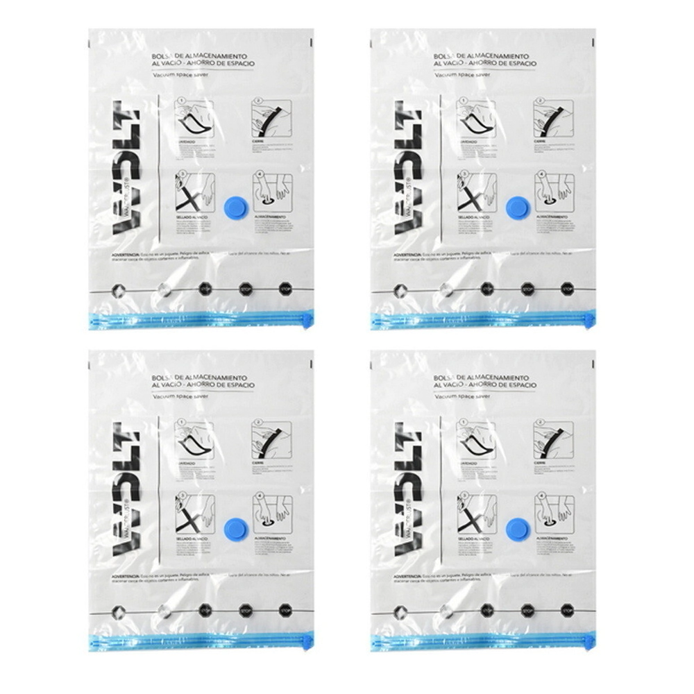 BOLSA AL VACIO PARA GUARDAR ROPA SET DE 4 PIEZAS WANDERLUST
