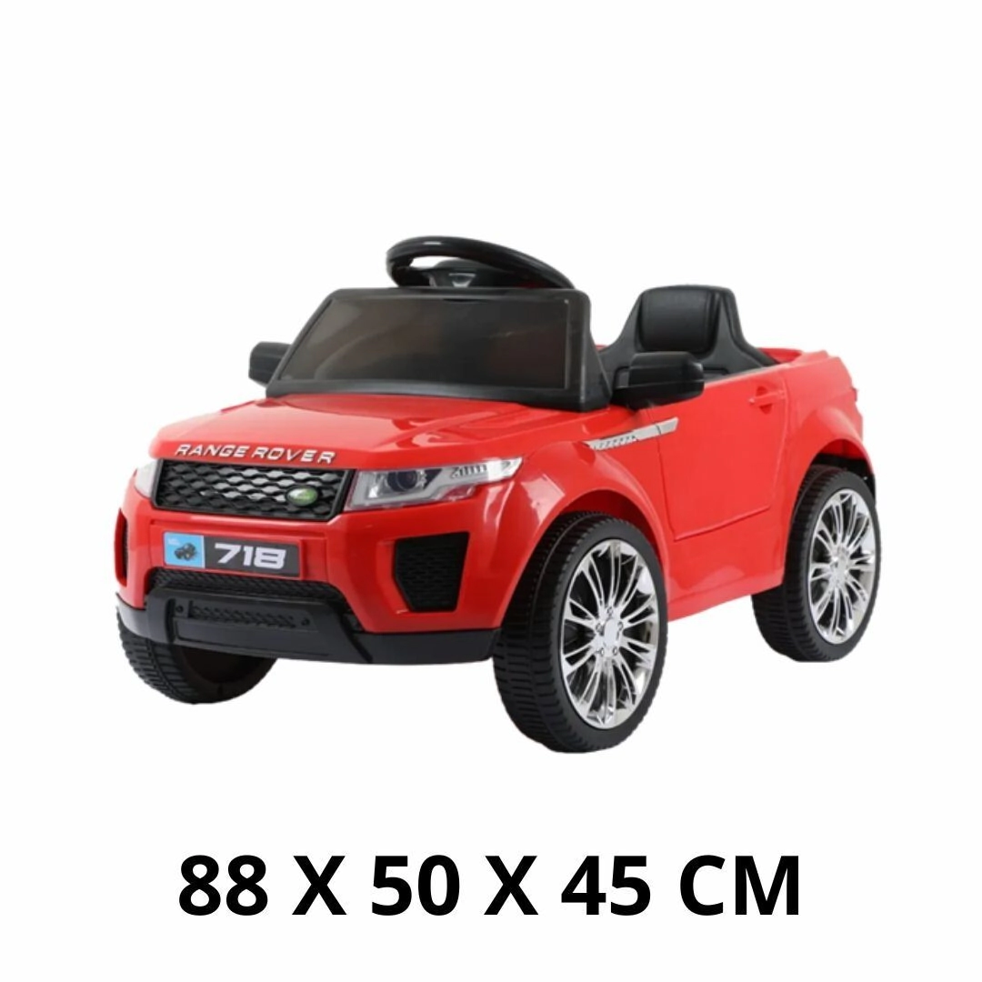 CAMIONETA SUV ROVER A BATERIA CON LUZ, SONIDO Y CONTROL REMOTO 6V7A 88X50X45CM