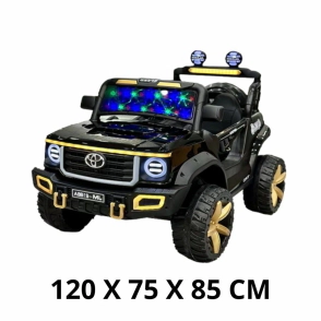 CAMIONETA X-TREME A BATERIA CON LUZ, SONIDO Y CONTROL REMOTO 12V7A 120X75X85CM