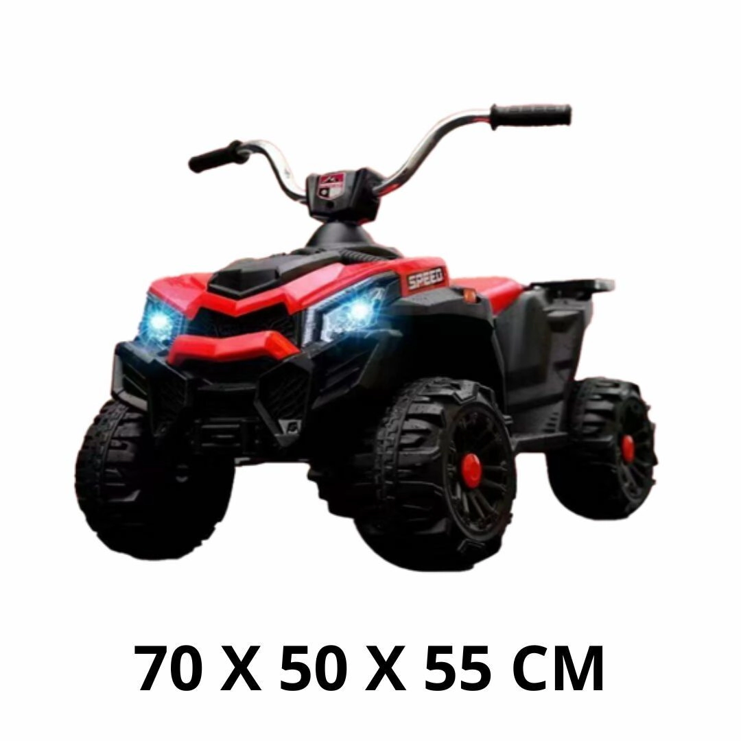 CUATRICICLO A BATERIA CON LUZ Y SONIDO 6V4A 70X50X55 CM