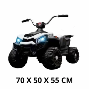 CUATRICICLO A BATERIA CON LUZ Y SONIDO 6V4A 70X50X55 CM