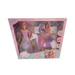 MU&Ntilde;ECA TINY HADA Y SU CABALLO 36X32X8CM