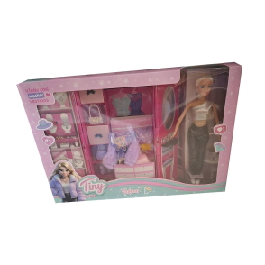 MU&Ntilde;ECA TINY FASHION CON VESTIDOR 46X32X8CM