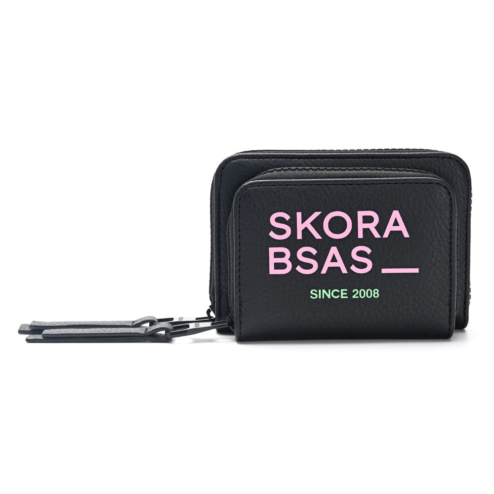BILLETERA TANGER CON BOLSILLO FRONTAL SKORA NEGRO