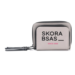 BILLETERA TANGER CON BOLSILLO FRONTAL SKORA BEIGE