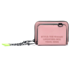 BILLETERA ZAGORA CON BOLSILLO FRONTAL SKORA ROSA